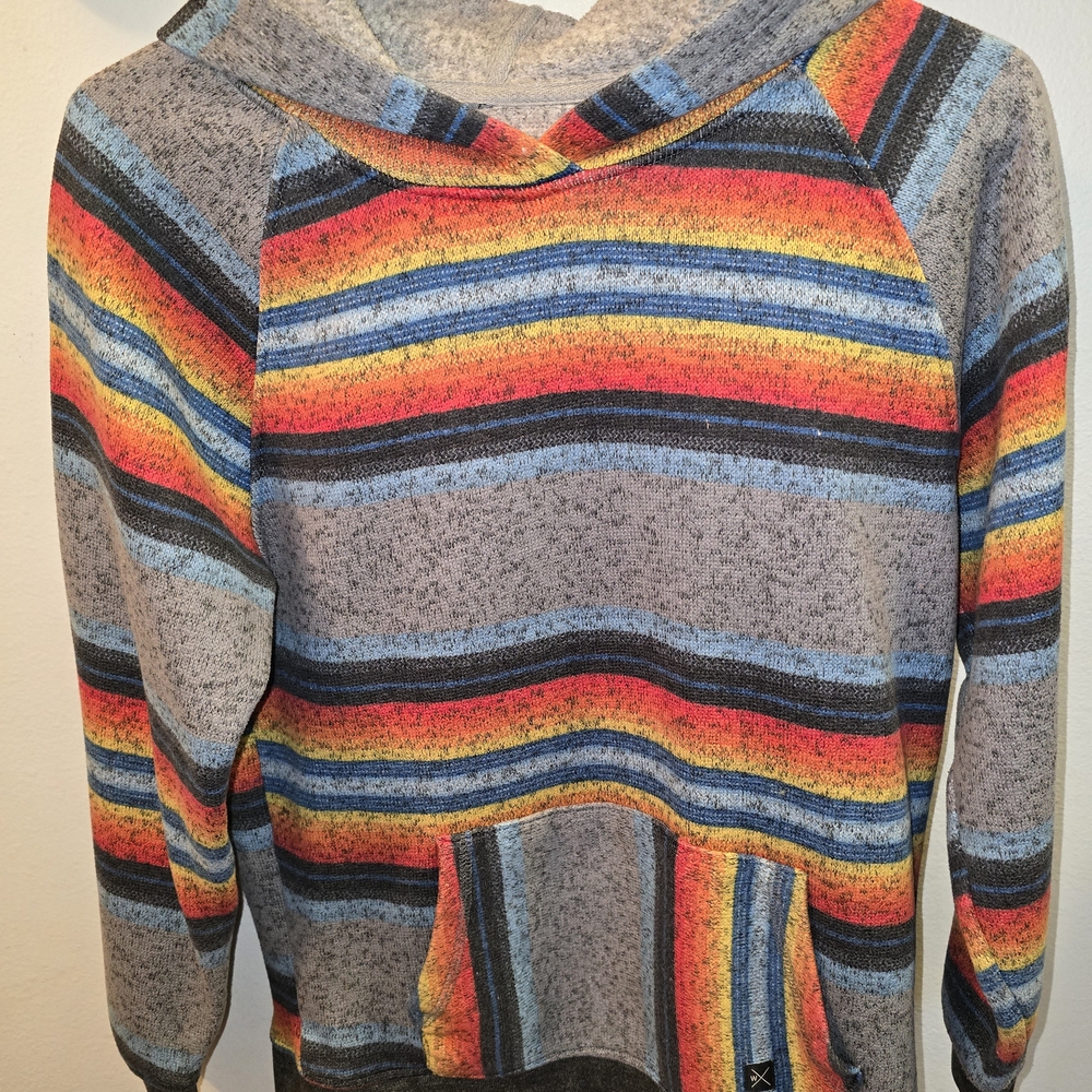 Striped Multicolor Kids Hoodie